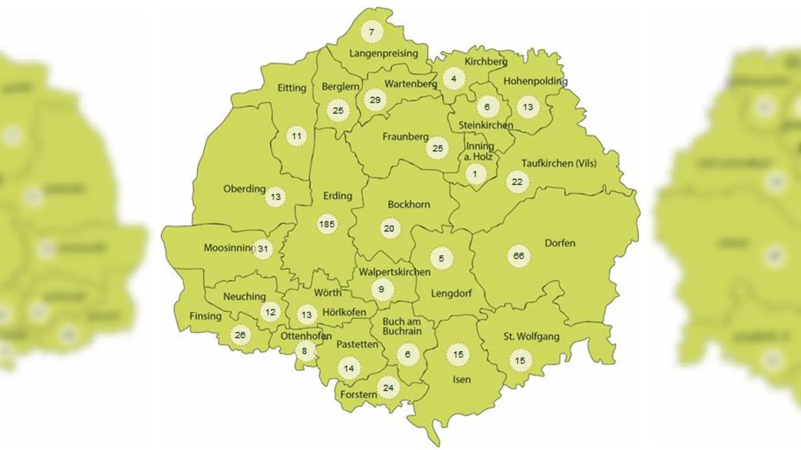 Im ganzen Landkreis gab es am Sonntag keine neu gemeldeten Infektionen. (Foto: LRA Erding)