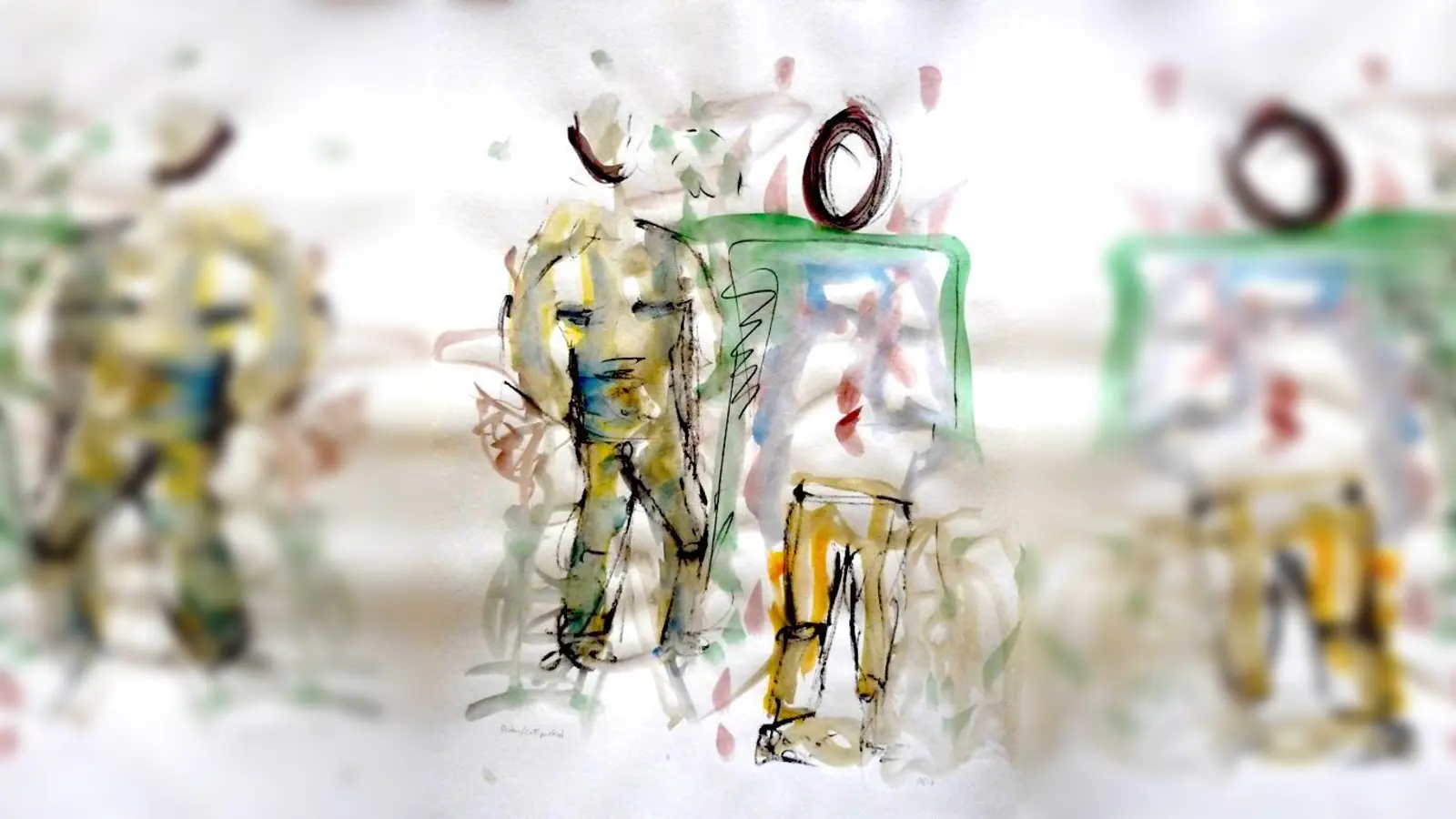 Eine Arbeit aus dem Werkzyklus Ulysses von Michael Grossmann.	 (Foto: VA)