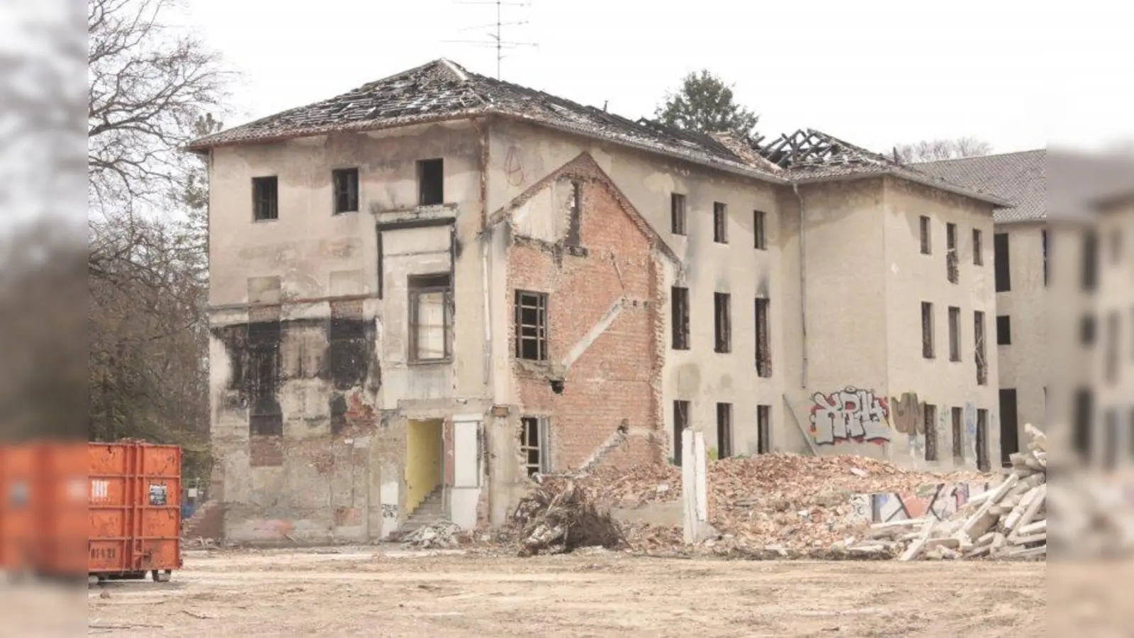 2021 wurde das Schulgebäude abgerissen. (Foto: kö)