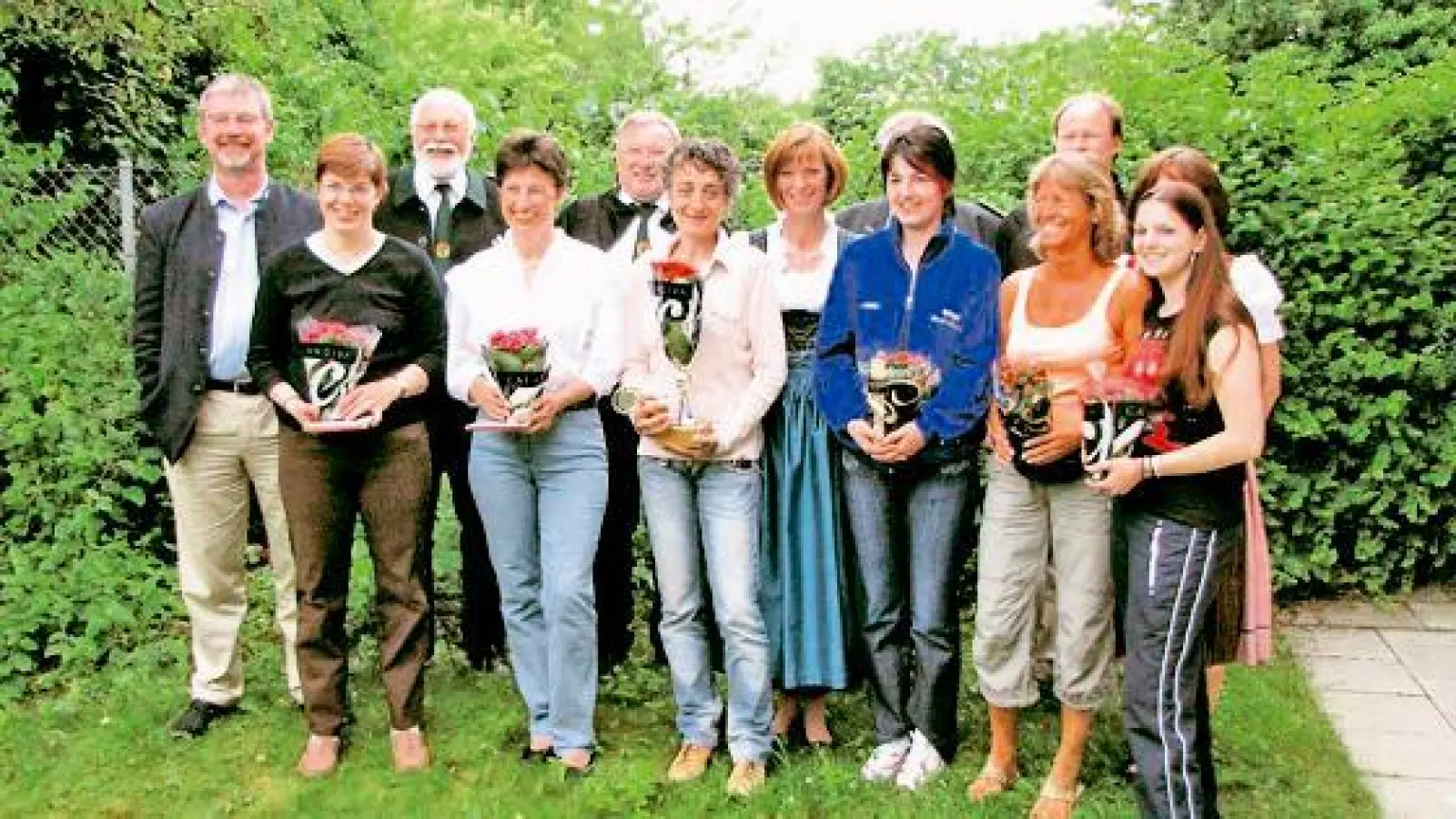 Silvia Neuberger, Heidi Riphaus, Nathalie Laurent, Carola Frank, Georg Felbermayr, Reinhard Dietl, Günter Dietz, Barbara Moser, Monika Steinkohl und Alexander Reissl.	 (Foto: VA)