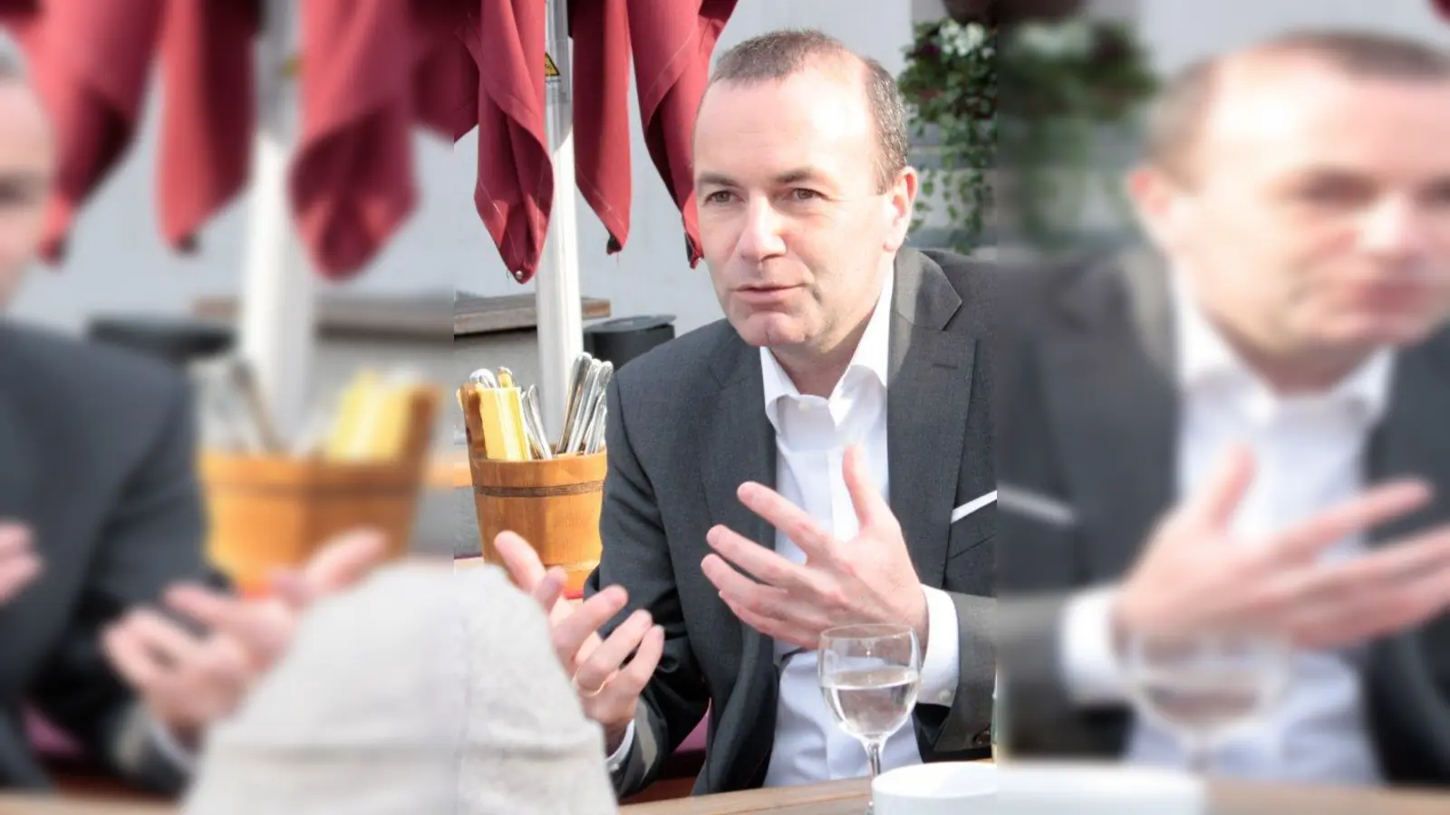 Manfred Weber: „Ich freue mich darüber, wenn junge Leute ihre Ideen einbringen und ihre Positionen vertreten.” (Foto: sfl)