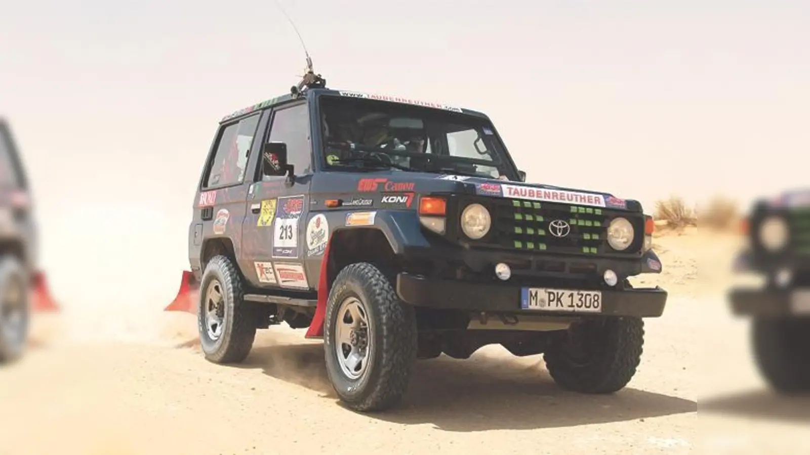 Peter und Benjamin Kluge kämpfen sich auch dieses Jahr durch die Wüste.	 (Foto: privat)