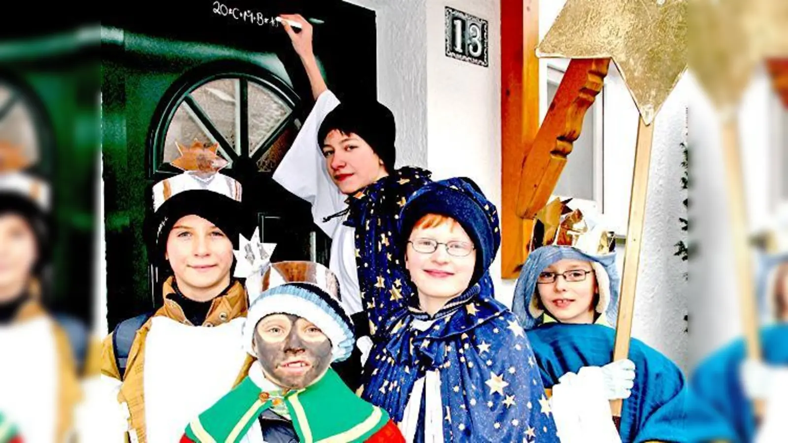 Die Baldhamer Sternsinger bringen Freude in die Häuser der Menschen und tun etwas Gutes für die armen Kinder in dieser Welt. 	 (Foto: Privat)