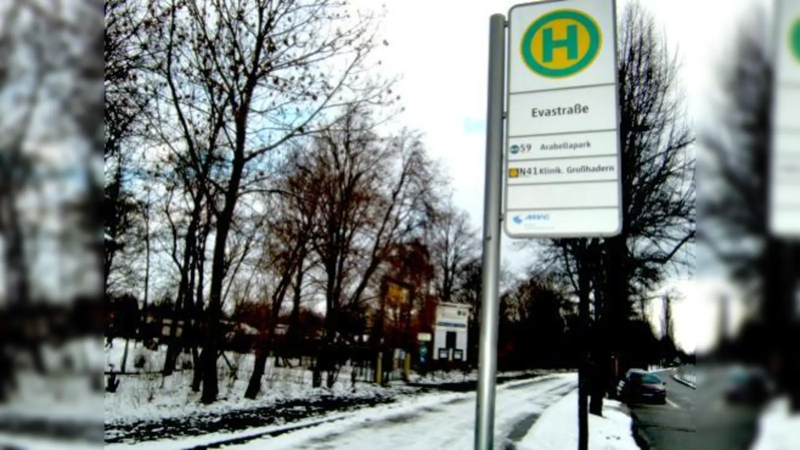 Die Bushaltestelle Evastraße entfällt für den Halt der Tram nach St. Emmeram  beantragt für die künftige Bezeichnung ist »Schlösselgarten«.	 (Foto: ikb)