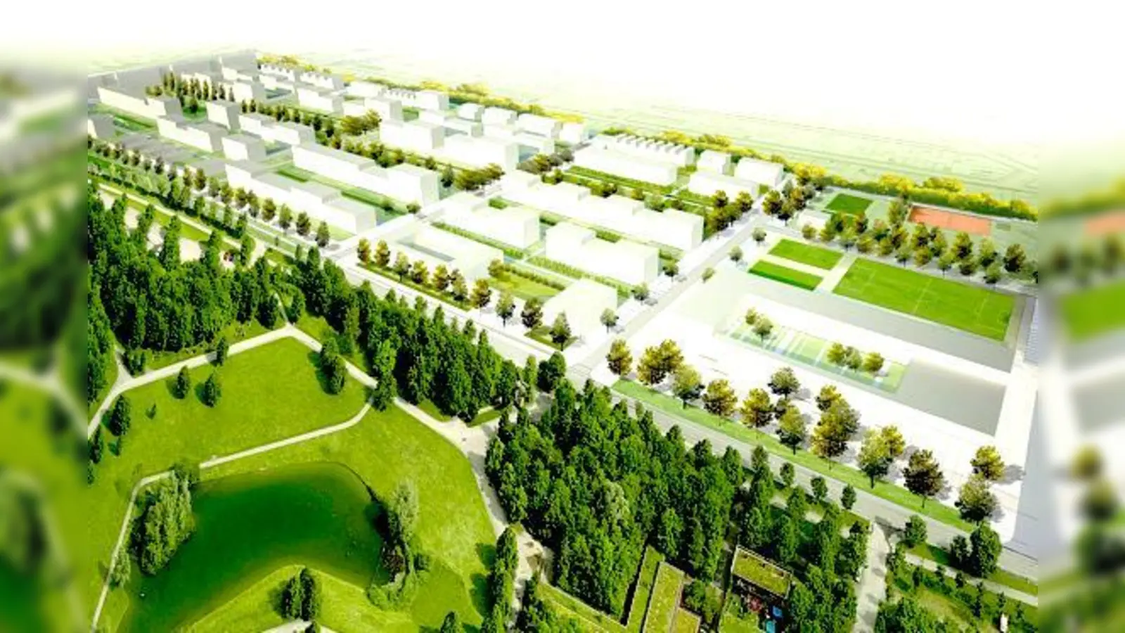 Der Siegerentwurf für das Baugelände an der Hochäckerstraße stammt von den Architekten Jatsch Laux aus München. 	 (Foto: VA)