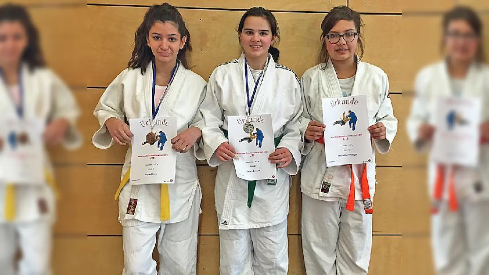 Ein guter Start in die neue Wettkampfsaison gelang (v.l.) Jayra Abreu, Sarah Bräuer und Marianne Knaupp.	 (Foto: Verein)