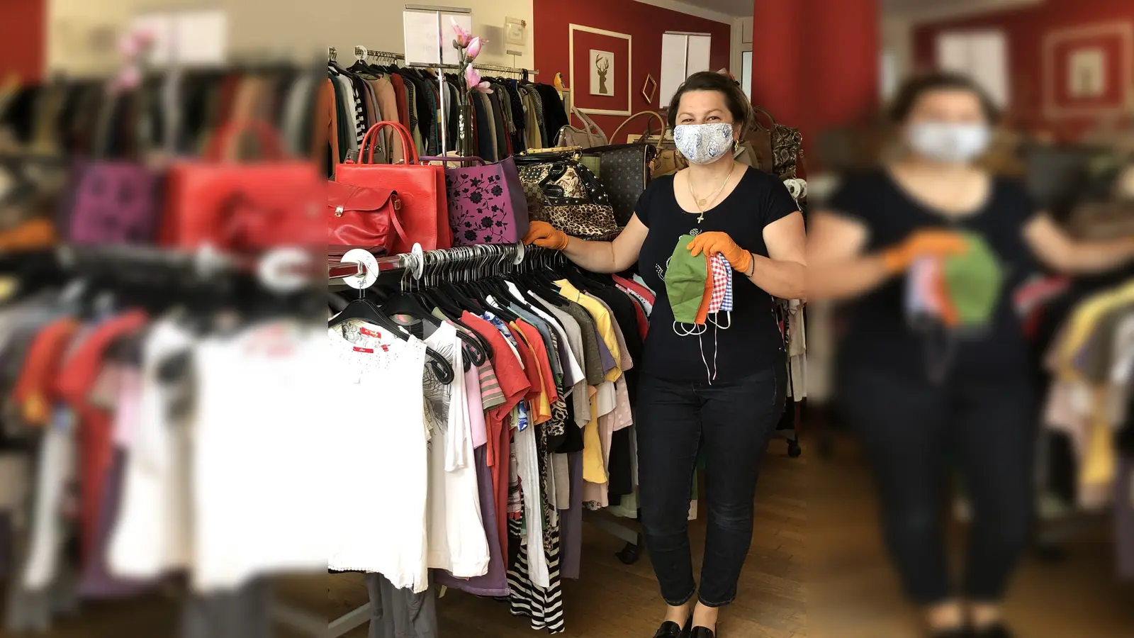 Gabriela Goltios und ihr Team freuen sich auf zahlreiche Besucher in der Klawotte. (Foto: Privat)