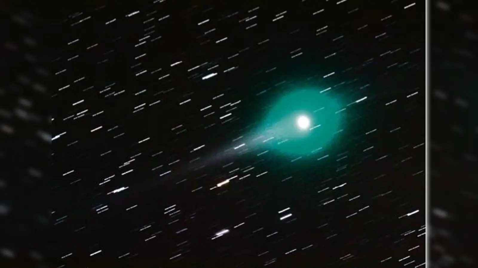 Komet am Abendhimmel: In der Bayerischen Volkssternwarte München können die Besucher den Schweifstern Lulin entdecken.	 (Foto: Volkssternwarte)