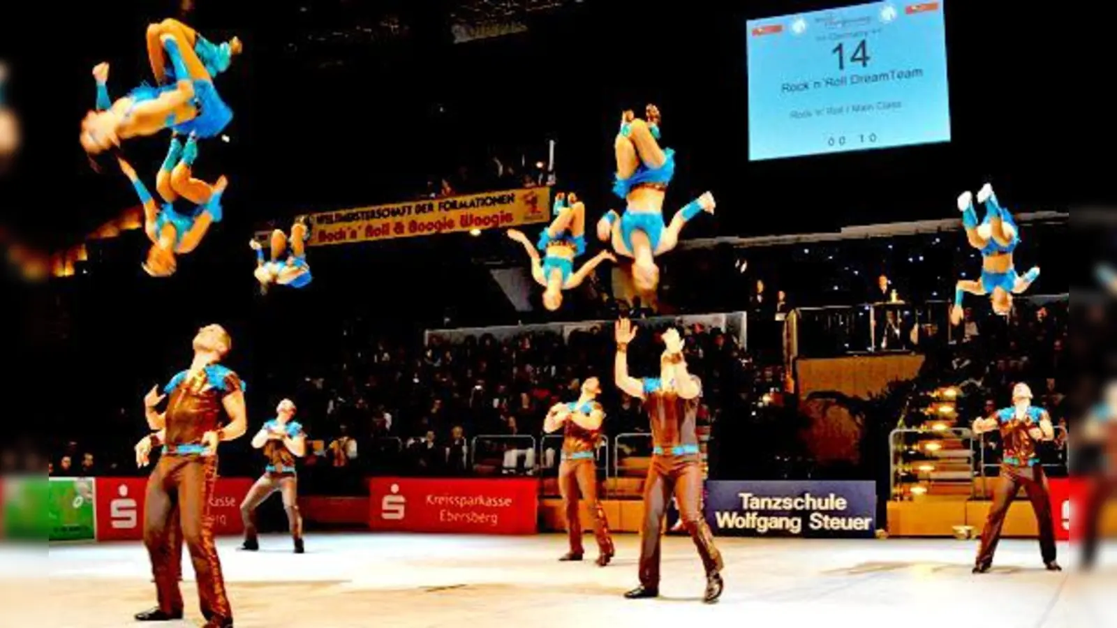 Die Tänzer vom SV Anzing haben nicht nur tänzerisch überzeugt, sondern auch bei der Organisation der WM in Unterschleißheim.	 (Foto: Schwarz-Mehrens)