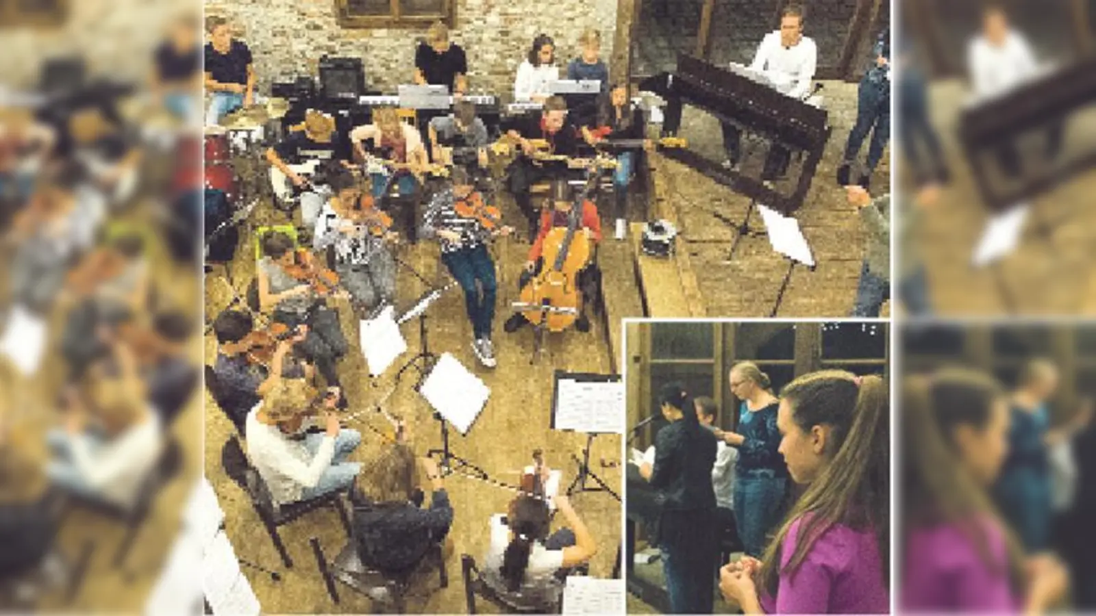 Konzentration für das große Ziel: Schülerinnen und Schüler des WHG proben das Musical »Fame«.	 (Foto: Jan Bertram)