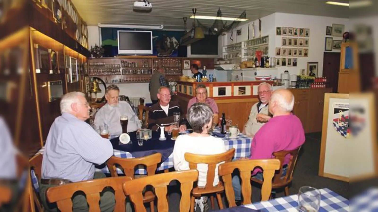Das Vereinsheim der Marine-Kameradschaft München steht ganz im Zeichen der Seefahrt.	 (Foto: Verein)