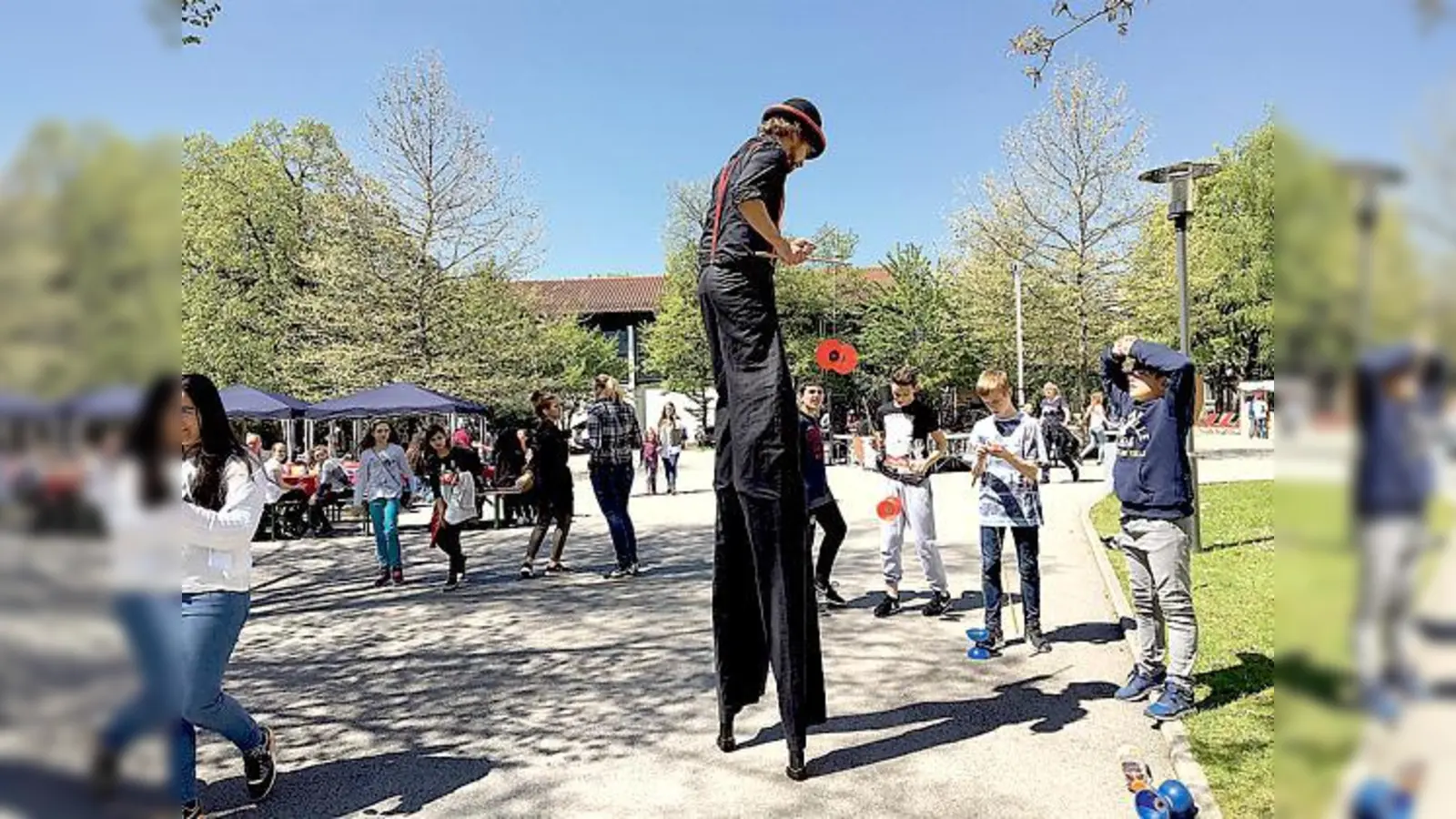 Beim Sommerfest gab es verschiedene Aktionen für die Schüler.	 (Foto: Schule)