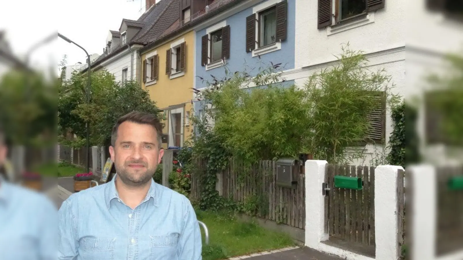 Sebastian Uhl wohnt schon lange im Max-Seidl-Weg. „Wir schlafen bei geschlossenem Fenster”, sagt er. (Foto: tab)