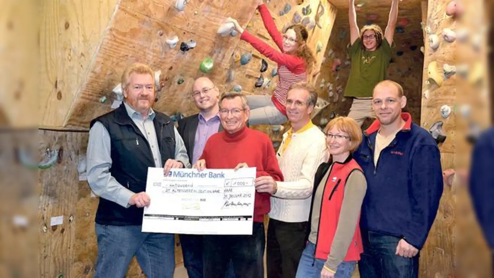 Wolfgang Hillner, Stefan Heuwieser, Jürgen Partenheimer, Alfred Feicht, Michaela Haas, Andreas Oxfort. 	 (Foto: Privat)