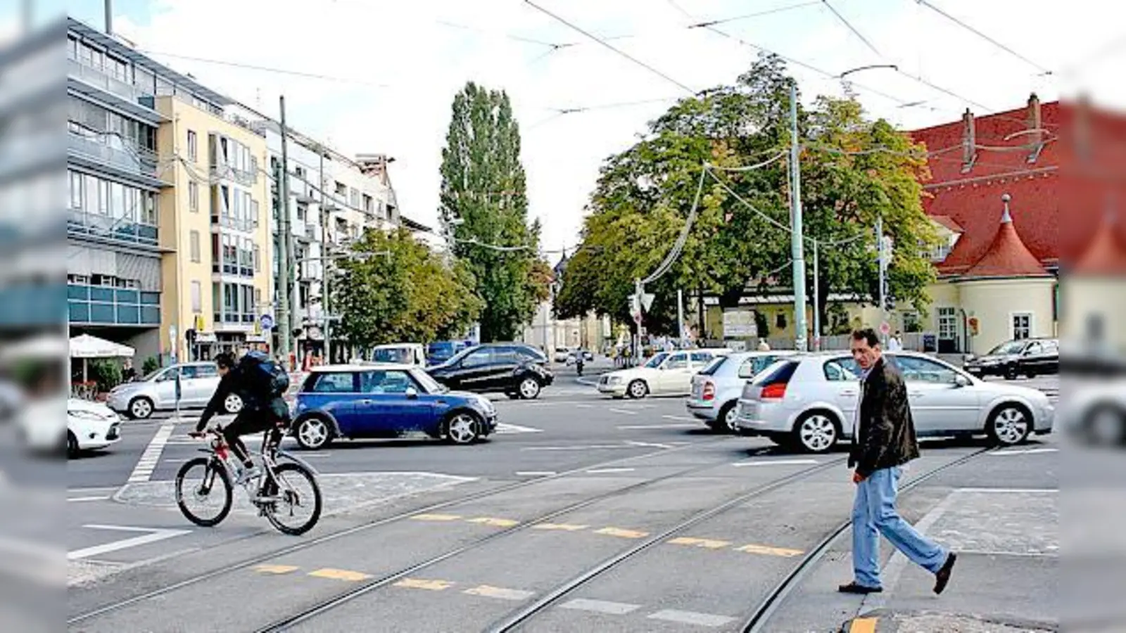 Bislang kein schöner Anblick: Die Kreuzung am Moosacher Stachus.	 (Foto: Wally Schmidt)