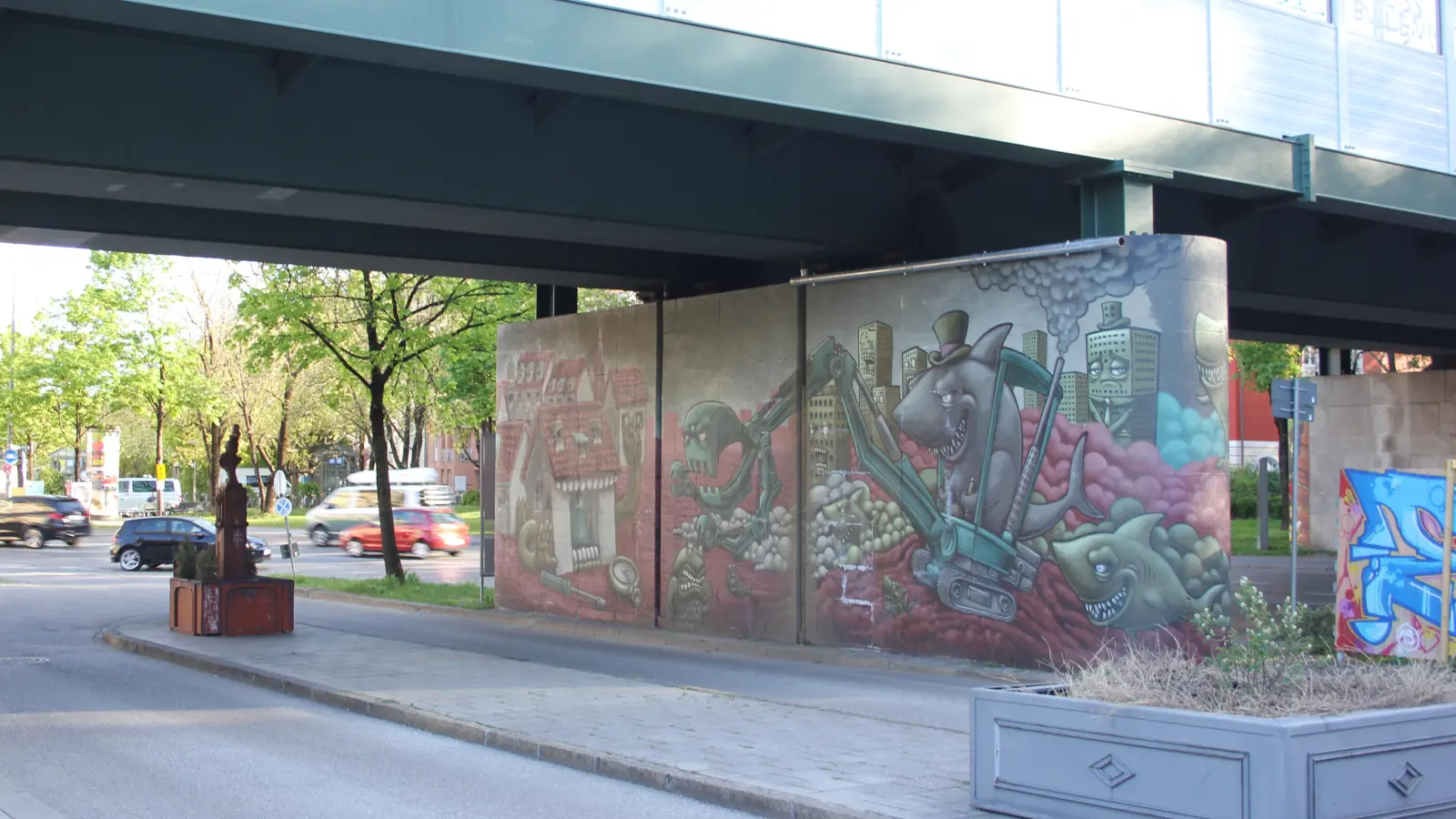 Die Situation am Kolumbusplatz und am „Halt 58” wird ein Thema bei der Bürgerversammlung sein. (Archivbild: bas)