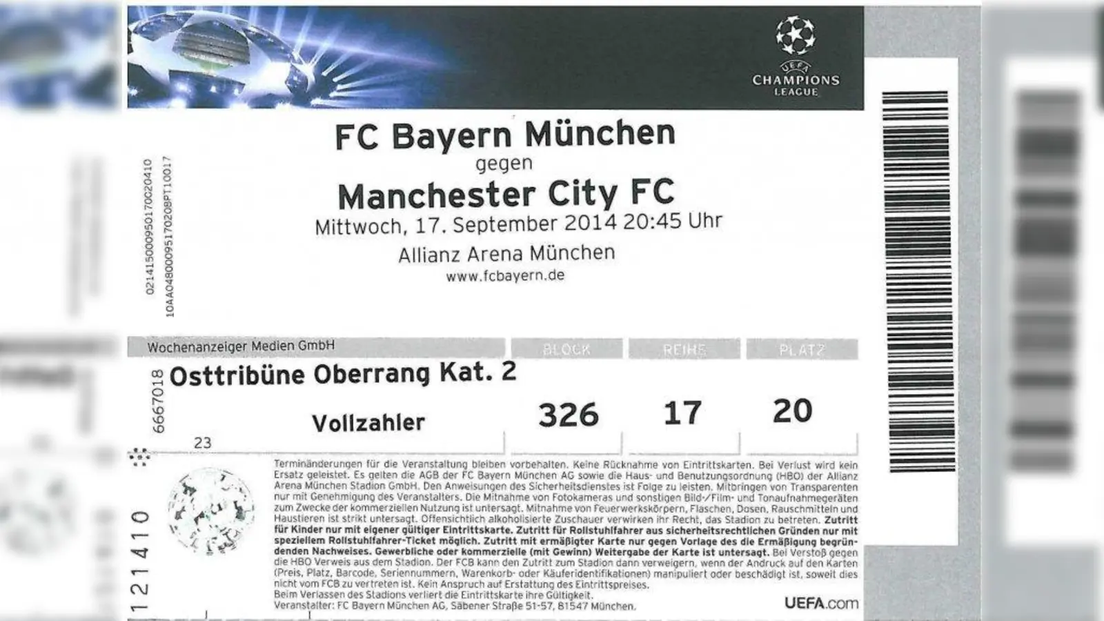 Die originellste „Offline”-Einkaufsgeschichte aus dem Viertel einsenden und zwei Champions-league-Karten gewinnen! (Foto: Wochenanzeiger Medien GmbH)