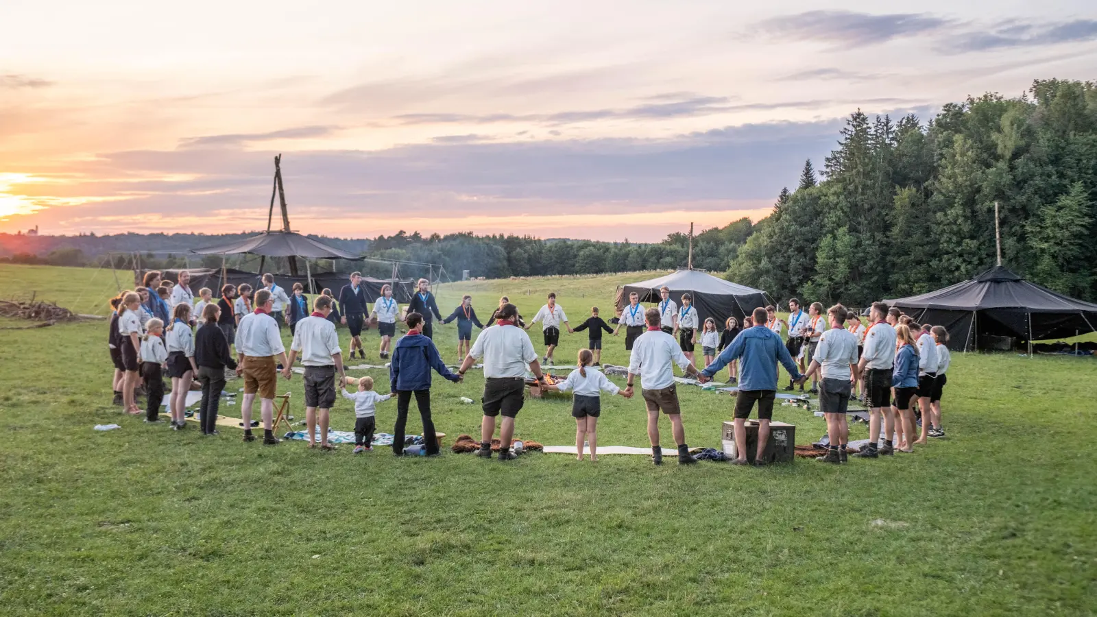 Die Schwarzen Löwen: gemeinsam viel erleben. (Foto: Laurin Breiter)