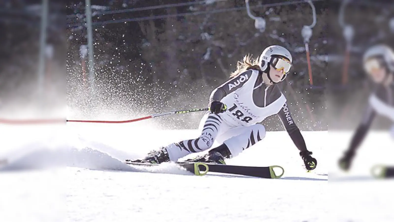 Sie war die tagesschnellste Dame am Hang in Ostin: Sabrina Ortmeier.   (Foto: VA)