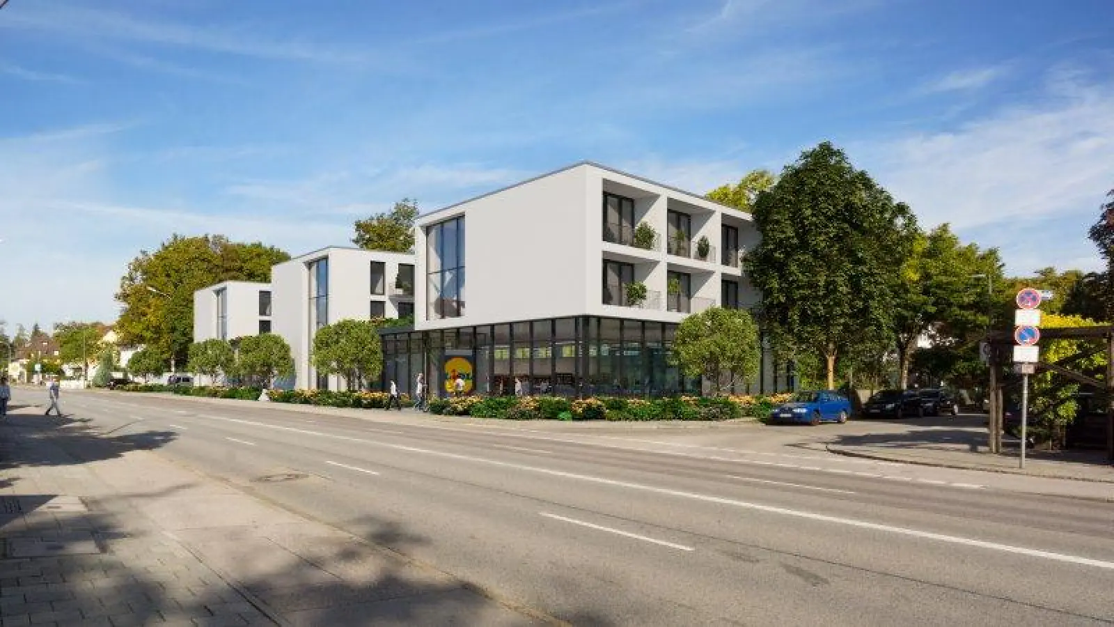An der Verdistraße 86 soll ein LIDL-Discounter plus Wohnungen entstehen. Über entsprechende Pläne informierte das Unternehmen auf der jüngsten BA-Sitzung. (Foto: Copyright: Lidl Dienstleistung GmbH & Co. KG)
