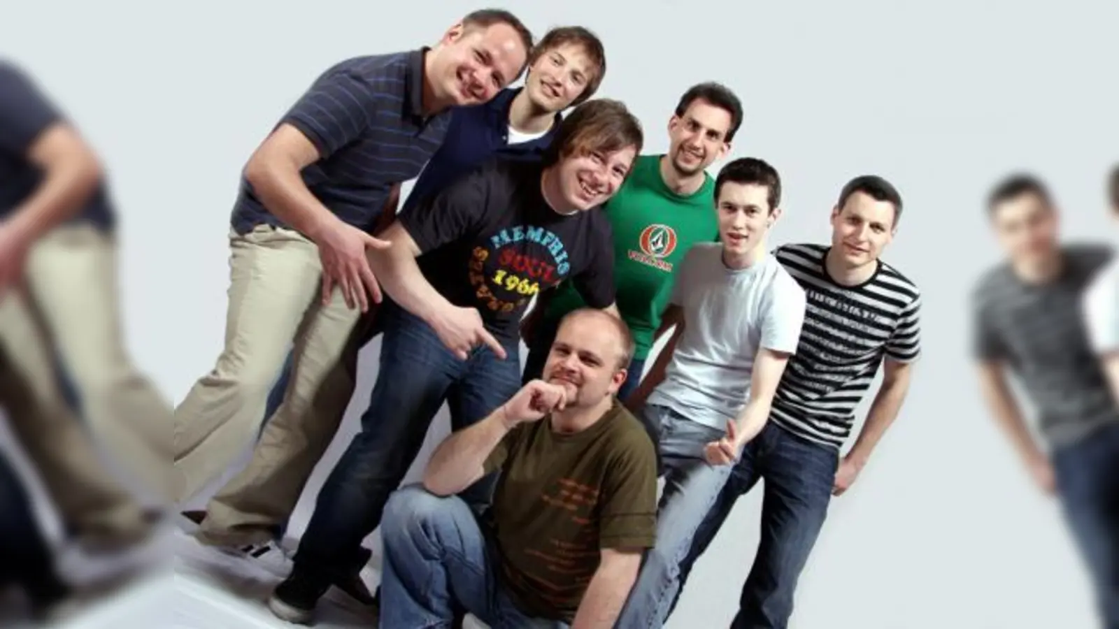 Das siebenköpfige Münchner A-cappella-Ensemble aMuSing.