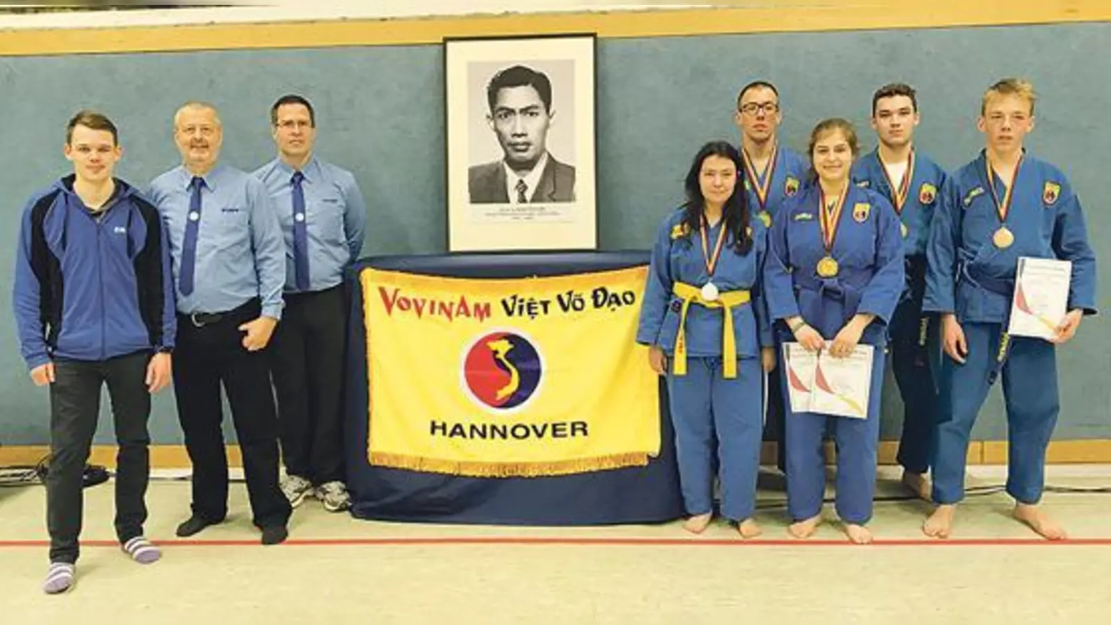 Ein starkes Team: die Vovinam-Athleten der TS Jahn München.	 (Foto: privat)