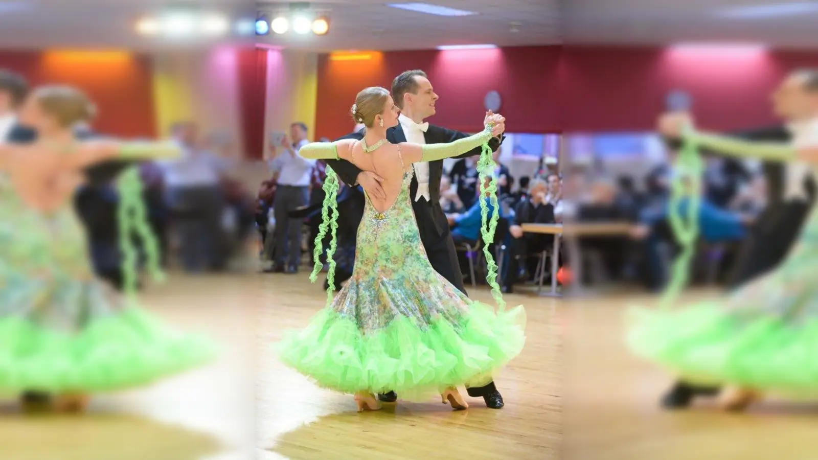 Bernd und Angela Stühler in vorbildlicher Tanzhaltung. (Foto: TSA im TSV Weilheim)