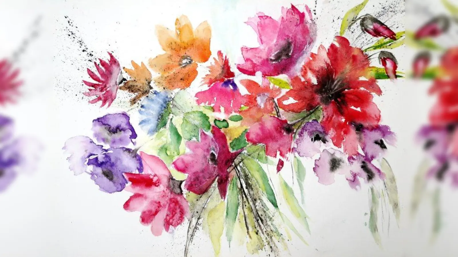 „Blütenzauber”, Bild von Rosemarie Springer. (Foto: Poll)