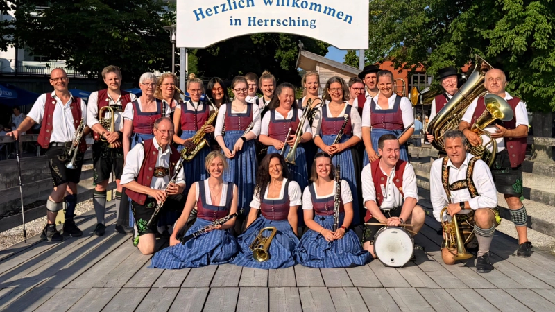 Die Blaskapelle Herrsching unterhält die Gäste am 7. und am 13. Juni. (Foto: Blaskapelle)