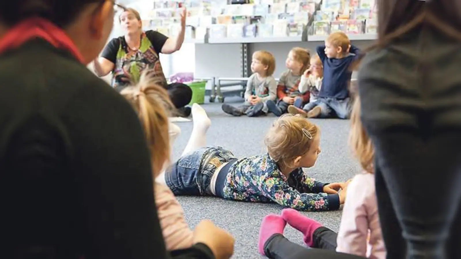 Die Lesestartwochen sollen die Kinder bei der 	Sprachentwicklung unterstützen.	  (Foto: Stadtbibliothek)