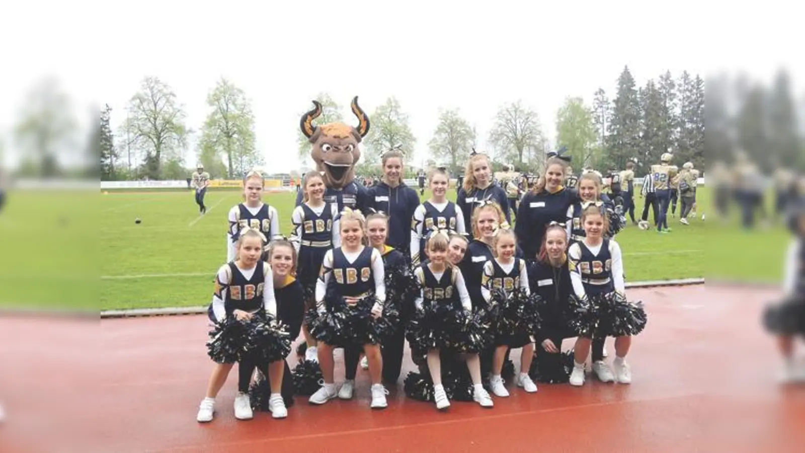 Die Erding Bulls wecken früh die Begeisterung für ihre Cheerleader-Gruppen.	 (Foto: Verein/West Coast Fotos)