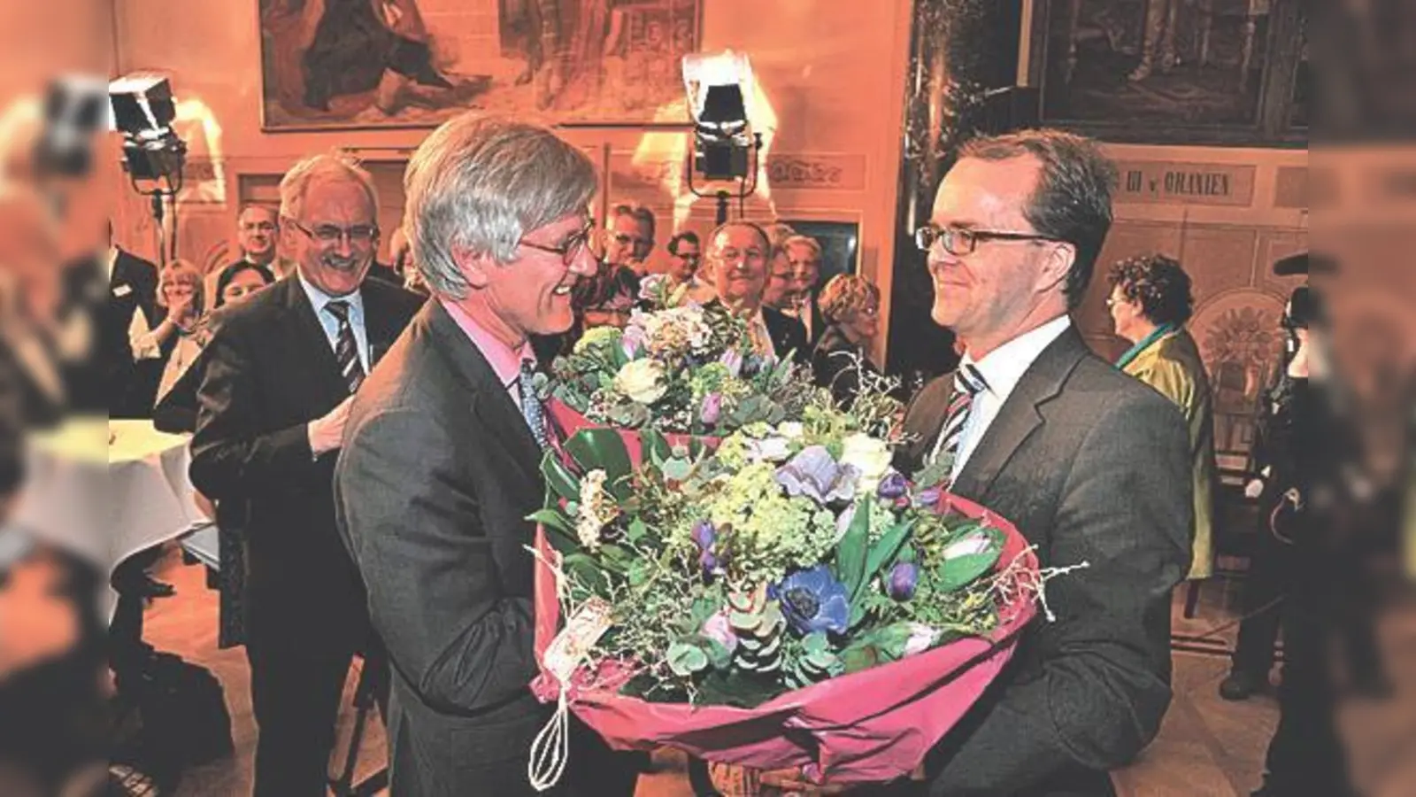 Landesbischof Heindrich Bedford-Strohm und MdL Markus Rinderspacher.	 (Foto: privat)