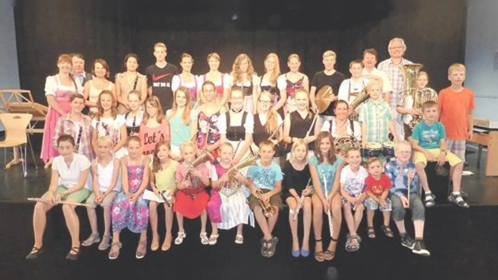 In Gelting haben kürzlich die Jüngsten musikalisch ihr Können unter Beweis gestellt. 	 (Foto: VA)