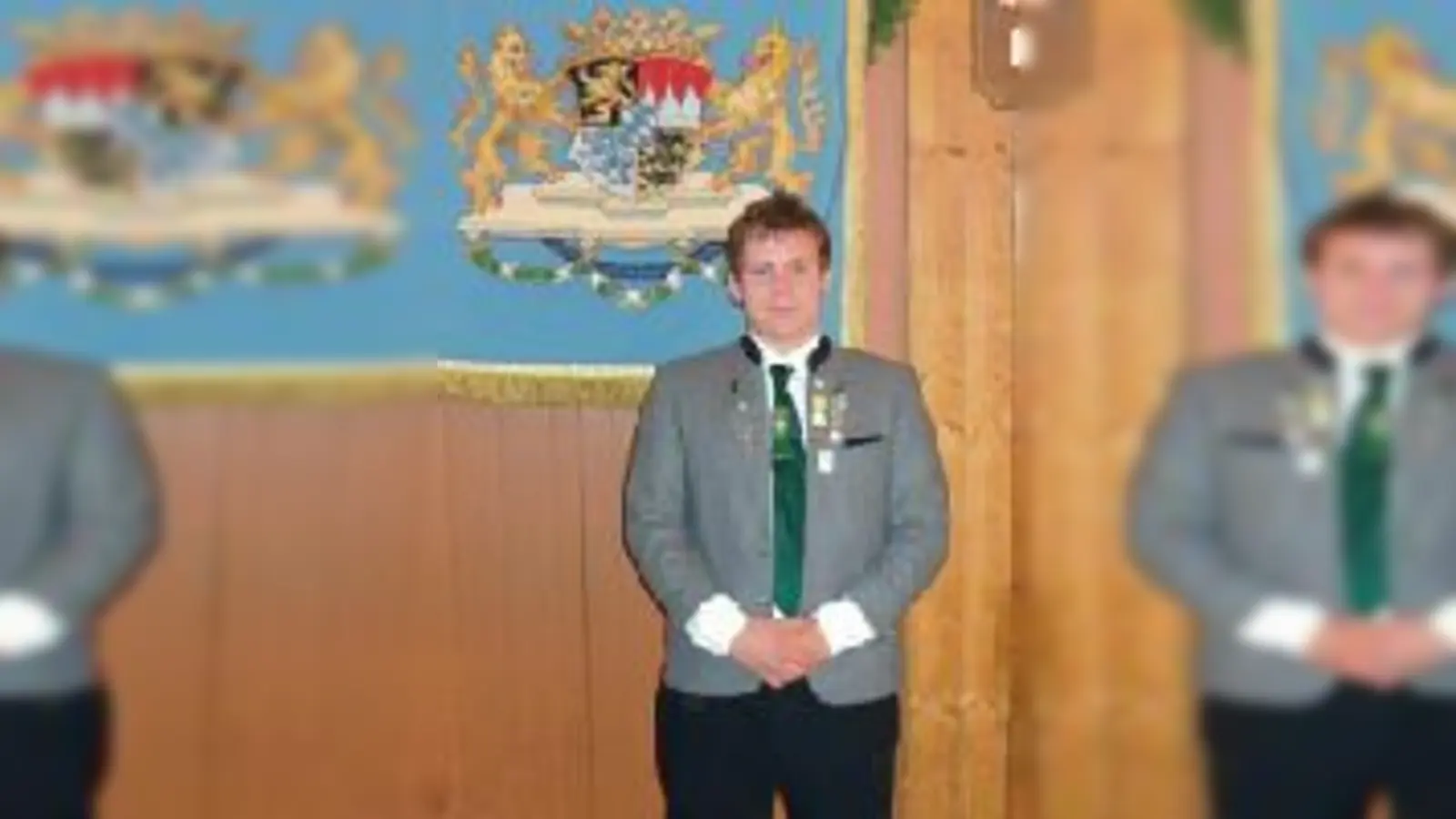 Ein treffsicherer Christian Fenzl im Festzelt auf der Wiesn. 	 (Foto: Verein)