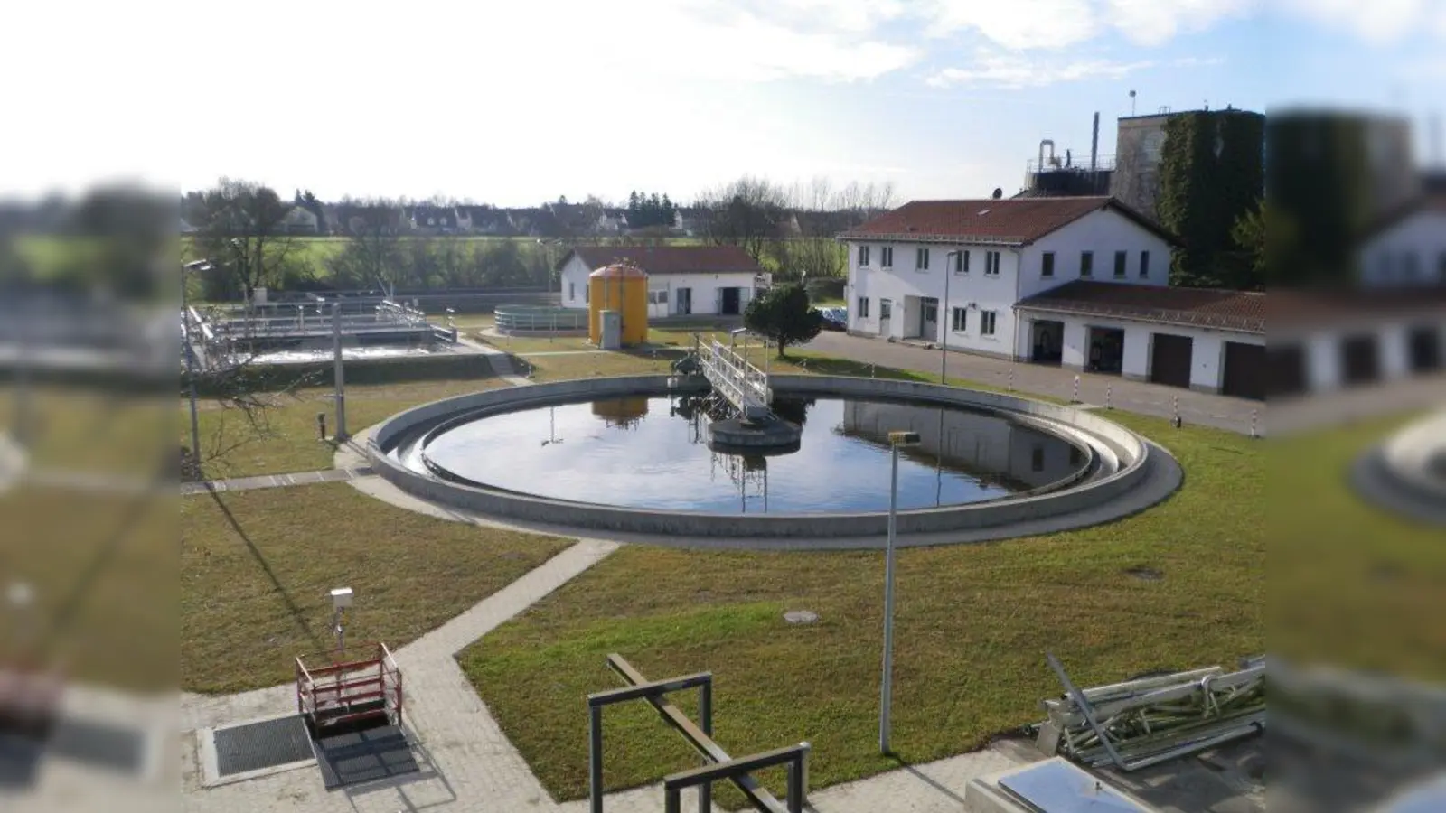 Die Kläranlage der Gemeinde Karlsfeld befindet sich in der Hochstraße 190. (Foto: Gemeinde Karlsfeld)