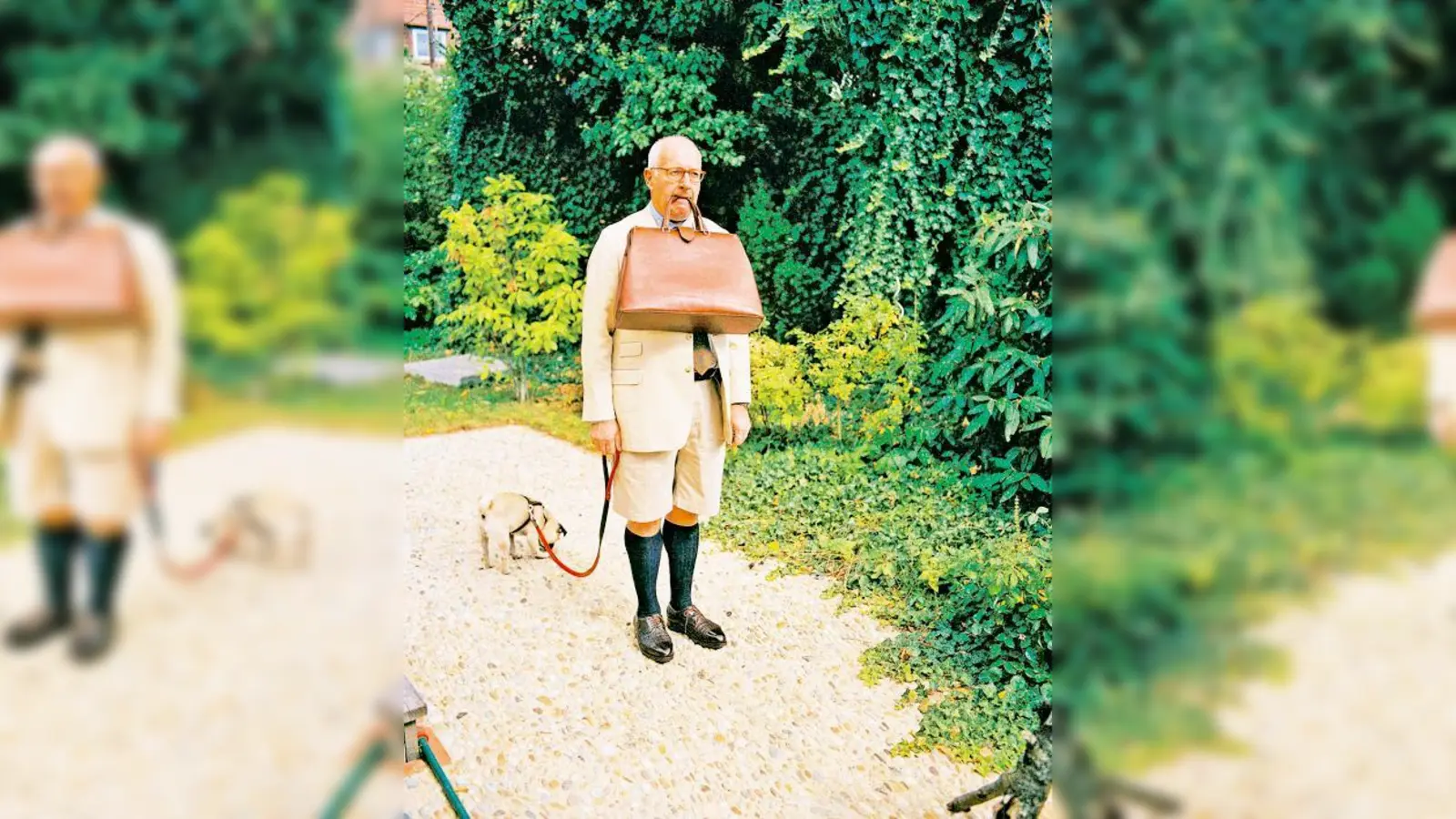 Der Taschenfabrikant, 2003, von Erwin Wurm. 	 (Foto: Erwin Wurm VG Bild-Kunst Bonn, 2009)