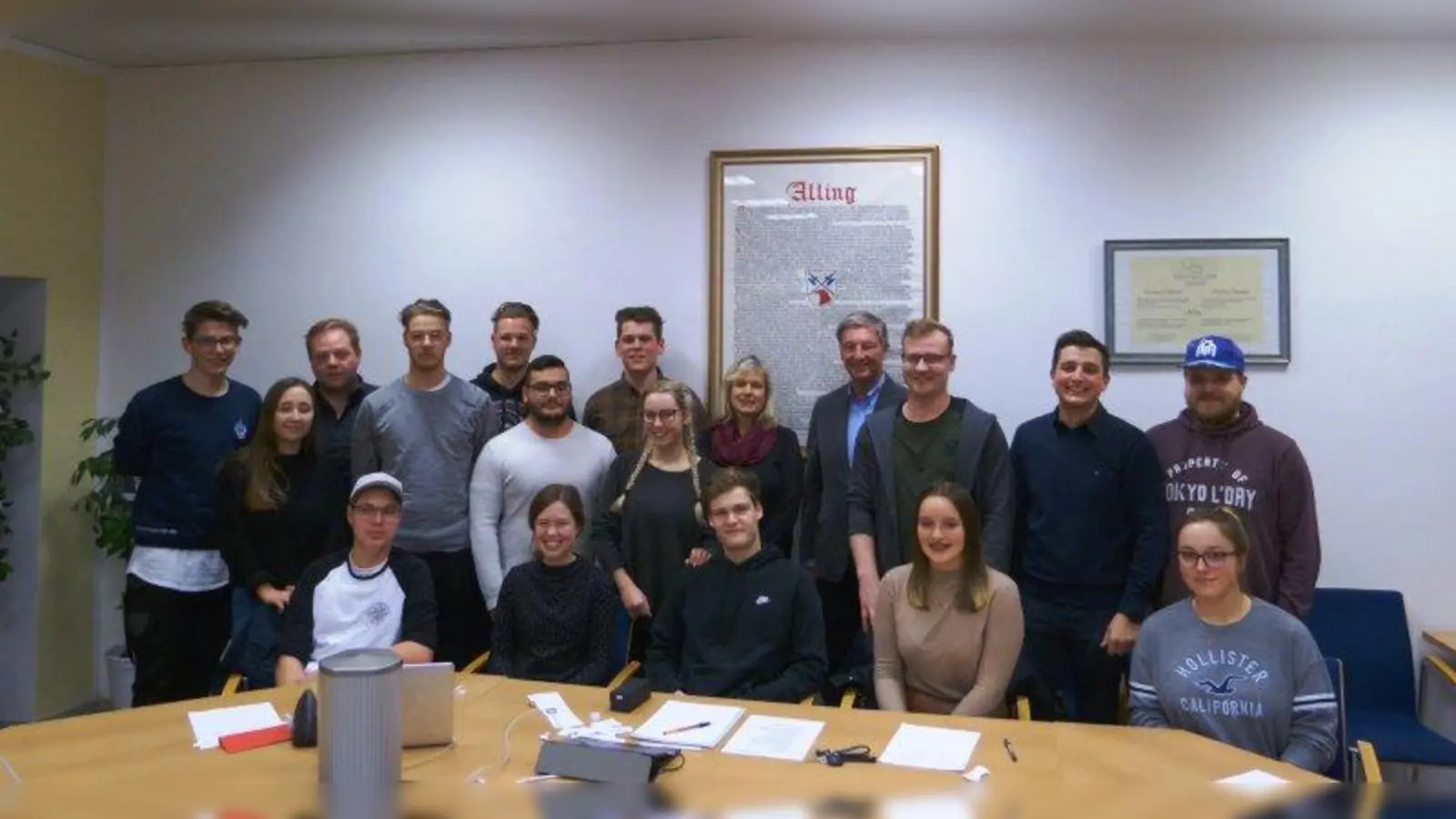 Eine patente Gruppe: Die JM Alling. (Foto: Gemeine Alling)