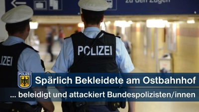 Die Bundespolizei traf die Frau vor, als sie sich gerade entblößte. (Symbolbild: Bundespolizei)