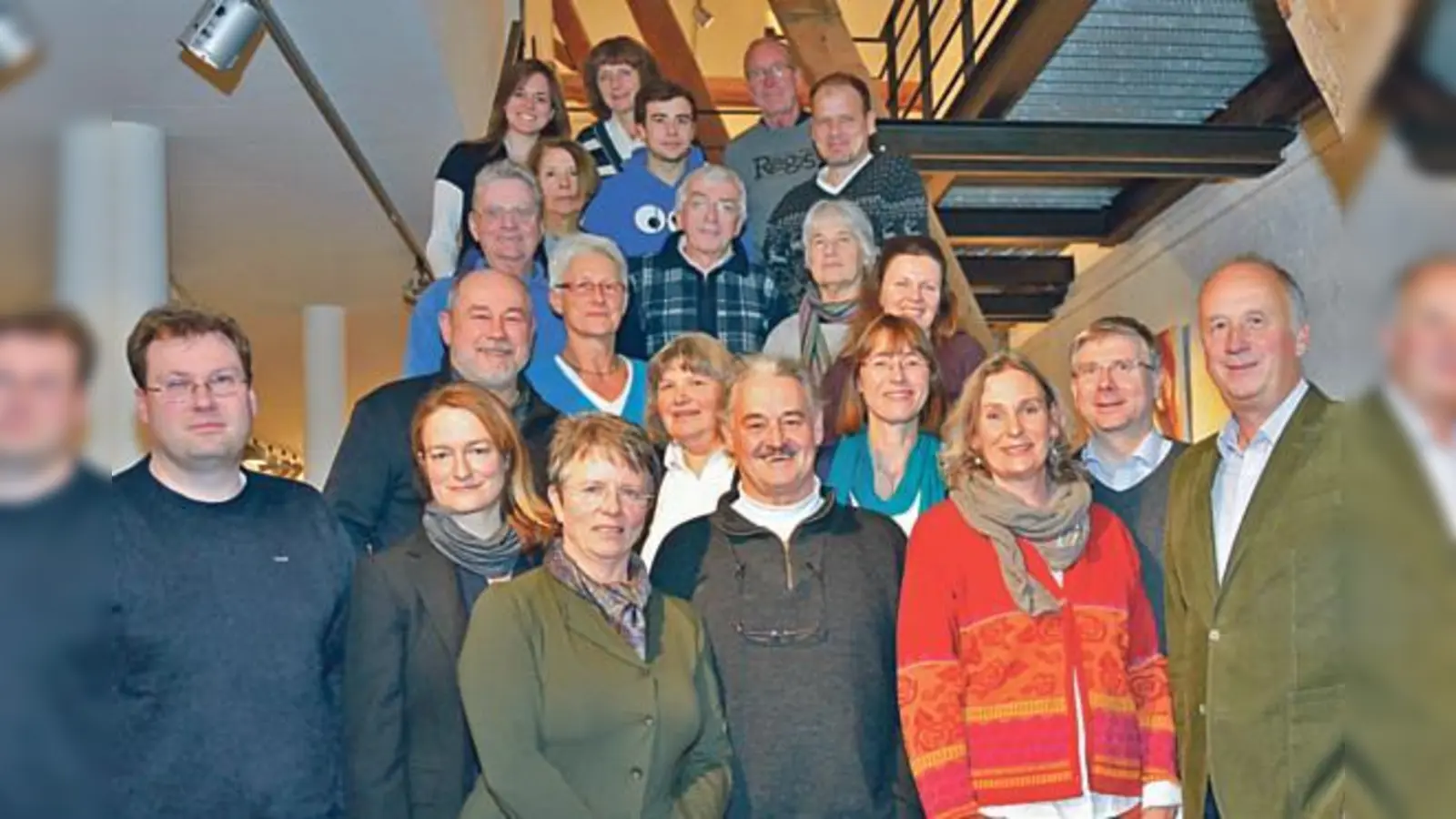 Die Hohenbrunner Grünen präsentieren ihre Liste für die Gemeinderatswahlen im März 2014. 	 (Foto: VA)