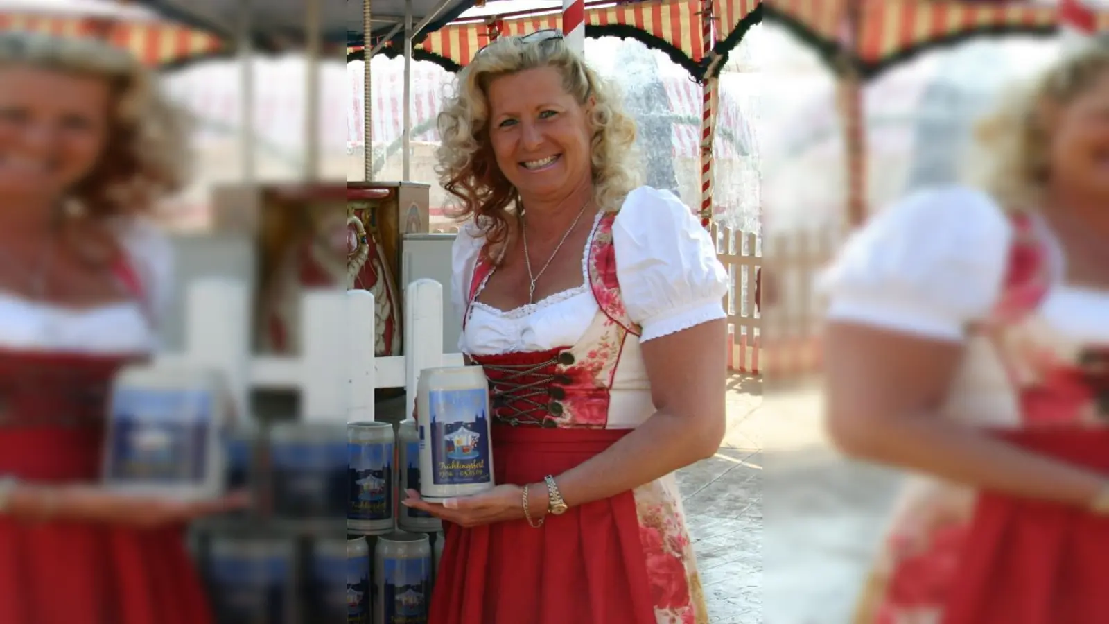 Loretta Gruber entwarf das Motiv für den Frühlingsfestjahreskrug 2009.  (Foto: cwo)