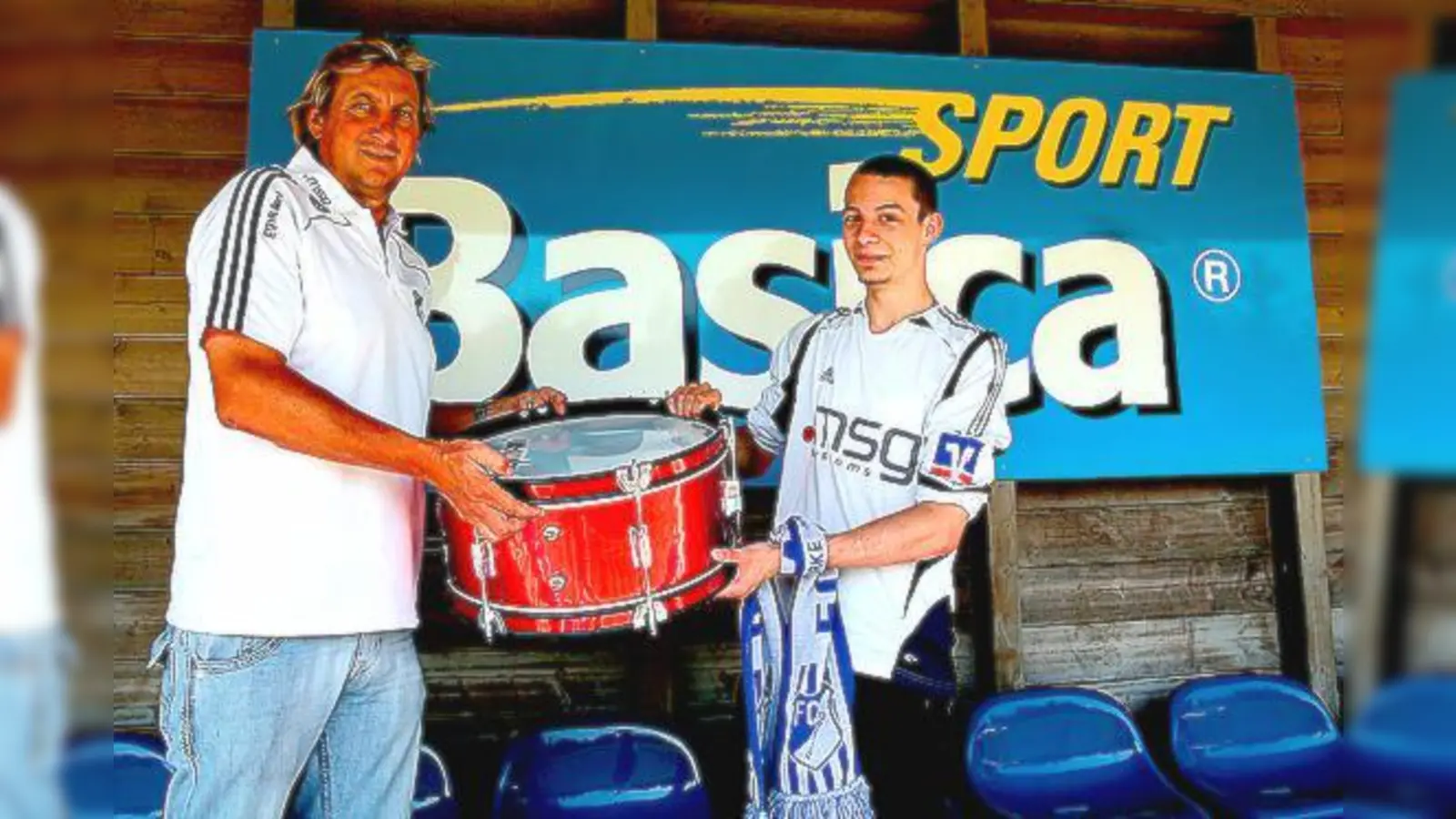 Hans Blössl (li.) freut sich über den Neuzugang Chris Hillebrand.	 (Foto: VA)