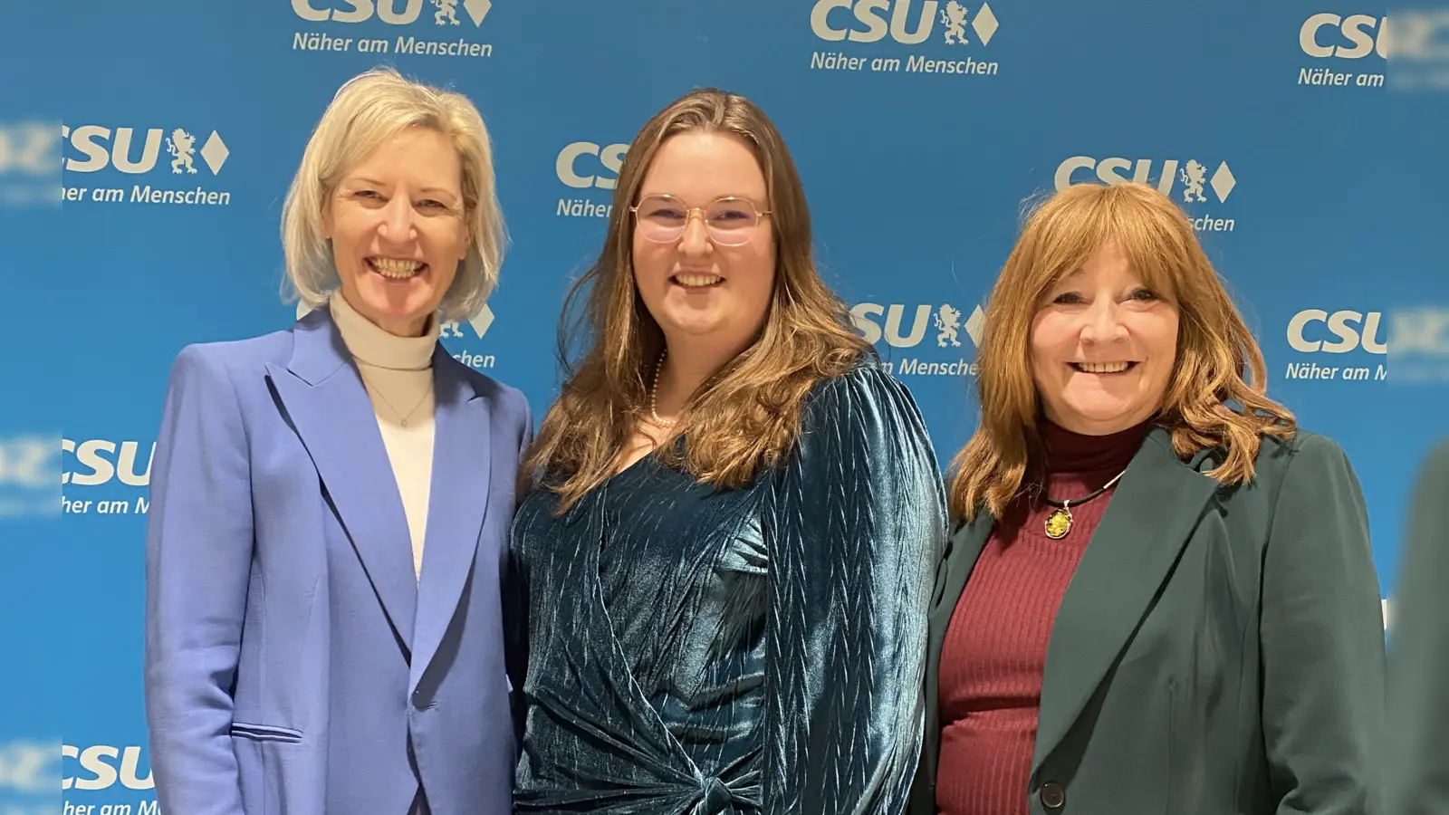 Prof. Dr. Angelika Niebler, MdEP, Juliana von Brühl-Störlein und Kreisrätin Ute Nicolaisen-März. (Foto: FU Starnberg)