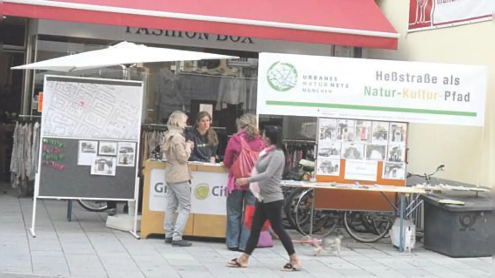 Am 13. September startet ein Walkshop zur diesjährigen Aktion »NaturKulturPfad Heßstraße« von der Alten Pinakothek aus.  (Foto: Verein)