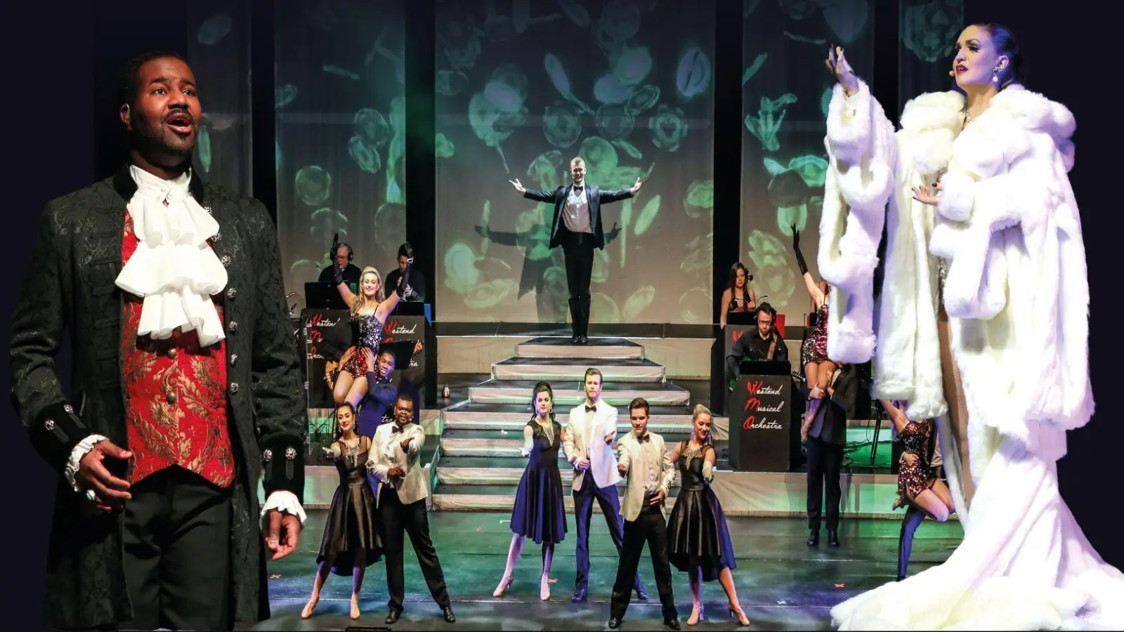 Rasante Tanzszenen, großartig interpretierte Musik, stimmgewaltiger Gesang und eine spektakuläre Lichtshow erwartet das Publikum bei der Andrew Lloyd Webber Musical Gala. (Foto: Susannah Vergau)