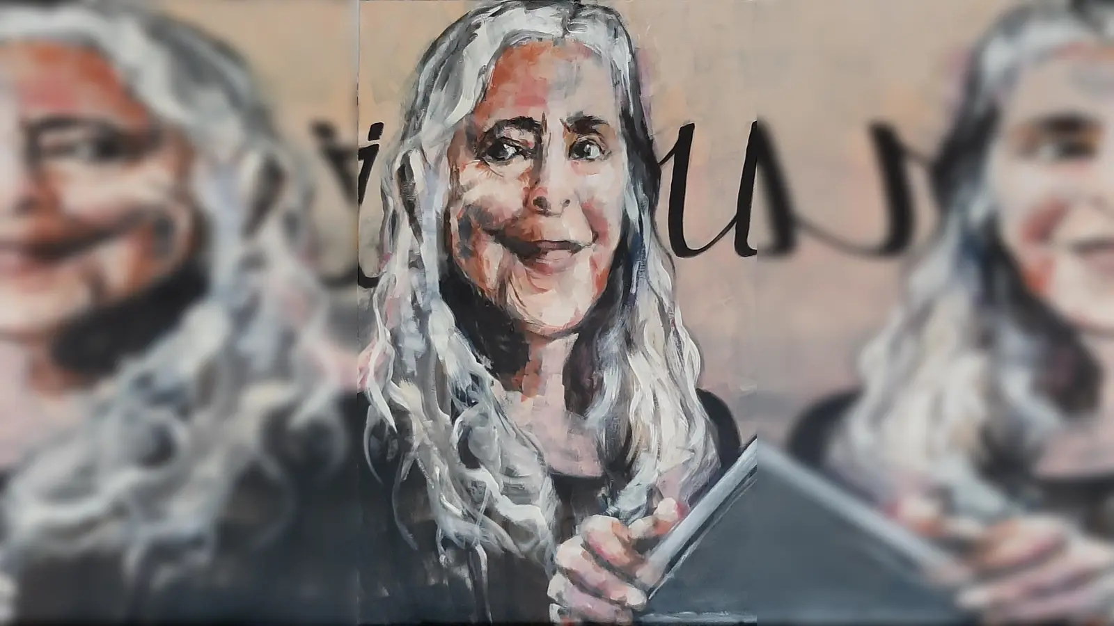 Petra Herrmann hat Naturwissenschaftlerinnen aus verschiedenen Epochen porträtiert – hier die Informatikerin Margaret Hamilton. (Foto: Petra Herrmann)