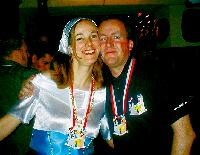 Beim Köln-Münchner-Karnevalsverein wollen die Narren einfach nur Spaß haben  so wie diese fröhlichen Botschafter des rheinisch-bayerischen Frohsinns.	Foto: KMKV