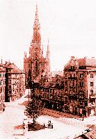 Fast Puppenstubenartig: So präsentierte sich der Wiener Platz um 1910.	Foto: Buchendorfer Verlag