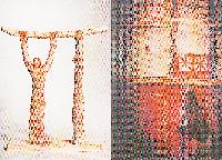 Gipsfiguren und »Alchimie Pompeiane« in der Galerie Forum 36.