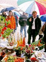 Trotz »Sauwetter«: Viele Münchner besuchten das traditionelle Hoffest im Gut Riem.