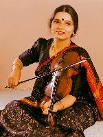 Violinen-Virtuosin Kala Ramnath.
